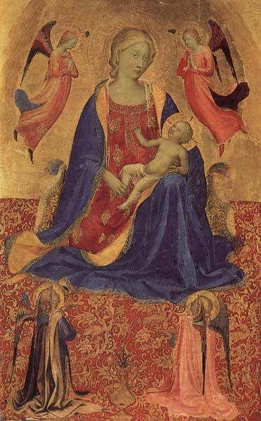 Fra Angelico Madonna and Child with Angles Sweden oil painting art